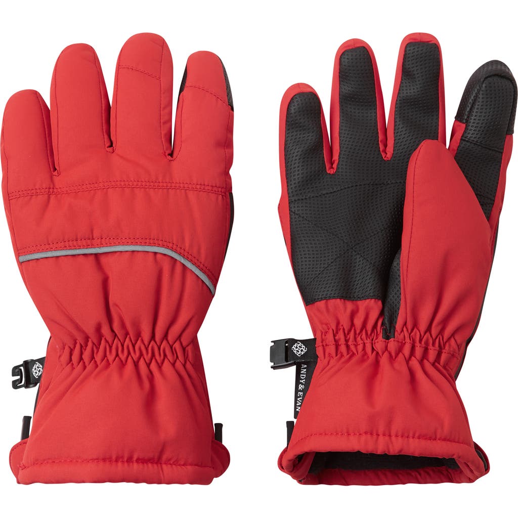 Andy & Evan Kids' Zip Gloves In Multi