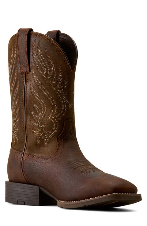 Sport Riggs Waterproof Wide Square Toe Western Boot