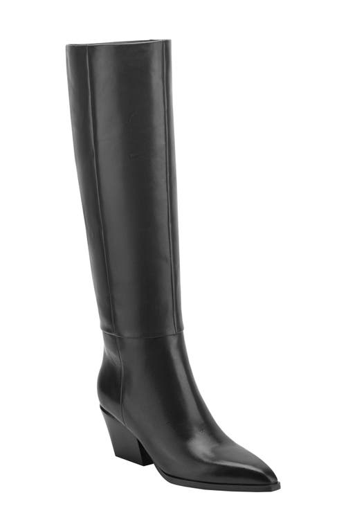 Marc Fisher Ltd Tarrie Tall Block Heel Boot In Black