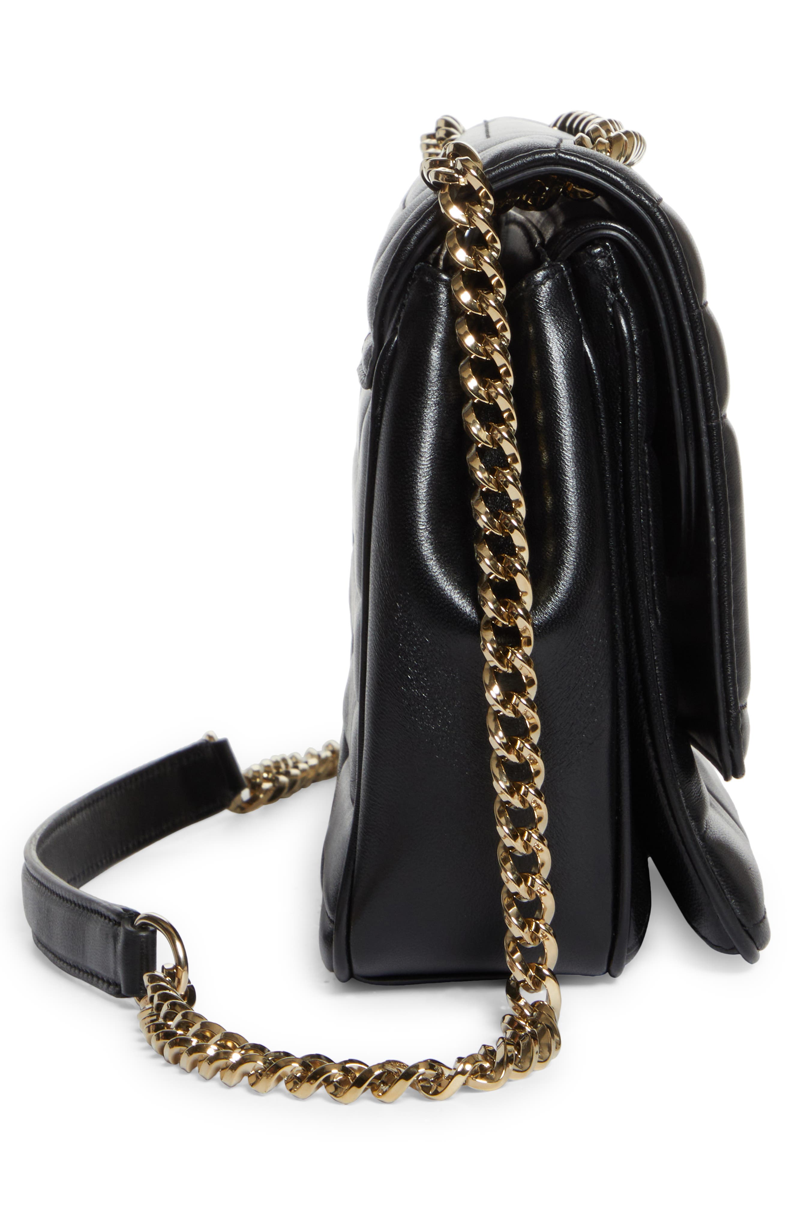 Jimmy Choo Avenue Quilted Leather Shoulder Bag, Alternate, color, 