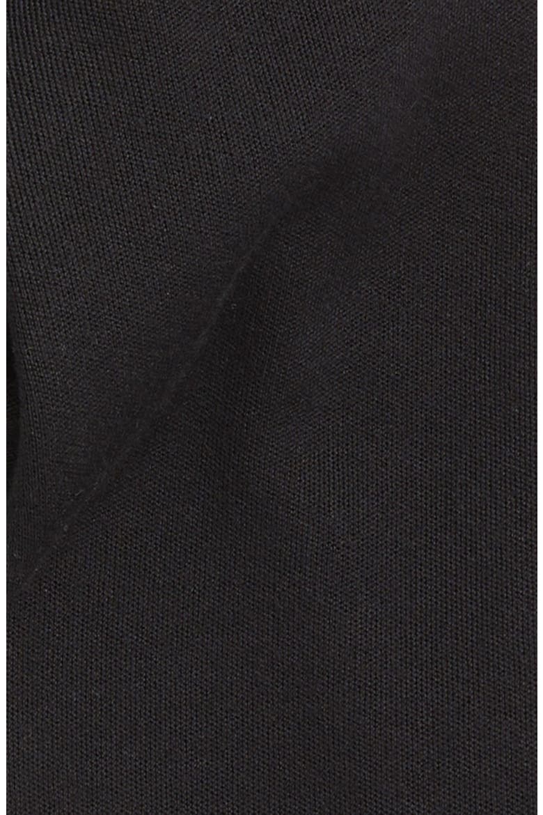 Diamond Knit Cashmere & Silk Scarf, Alternate, color, BLACK