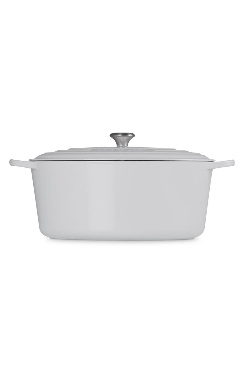 Le Creuset Signature 15 1/2-Quart Oval Enamel Cast Iron French/Dutch Oven, Alternate, color, White