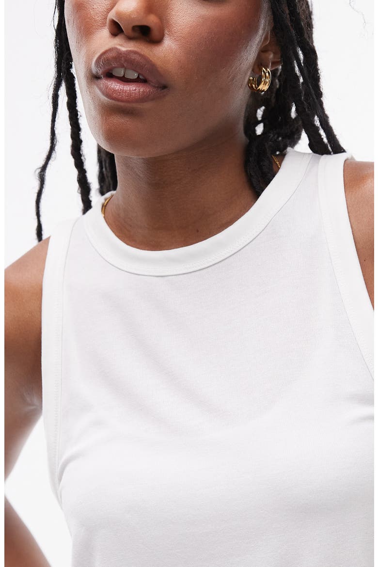 Loose Fit Crewneck Tank, Alternate, color, WHITE