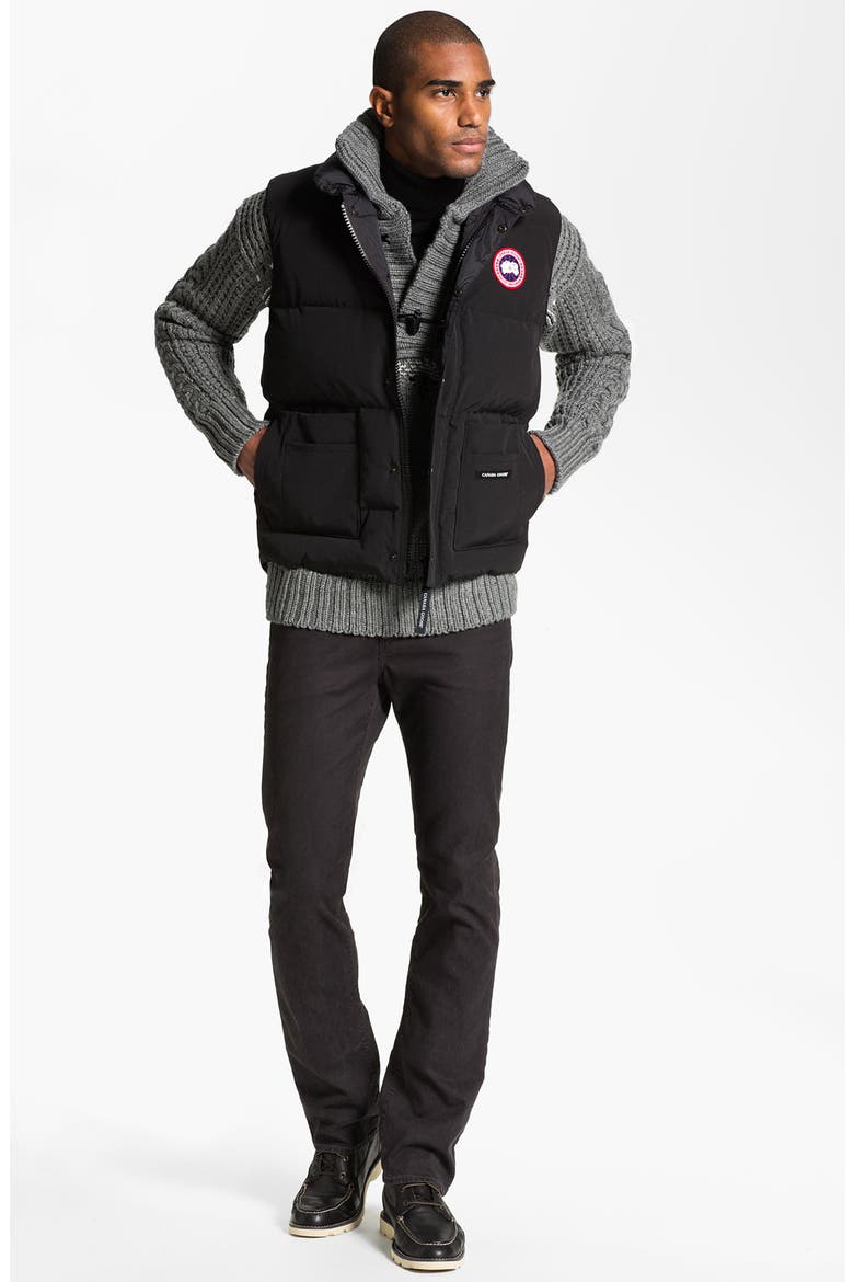 'Freestyle' Vest, Alternate, color, BLACK