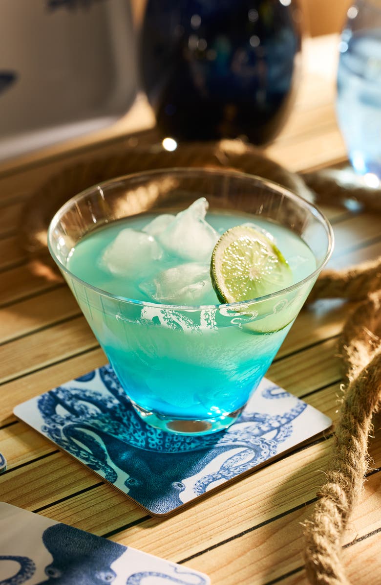 Caskata Lucy Stemless Martini Glasses, Set of 2, Alternate, color, Clear