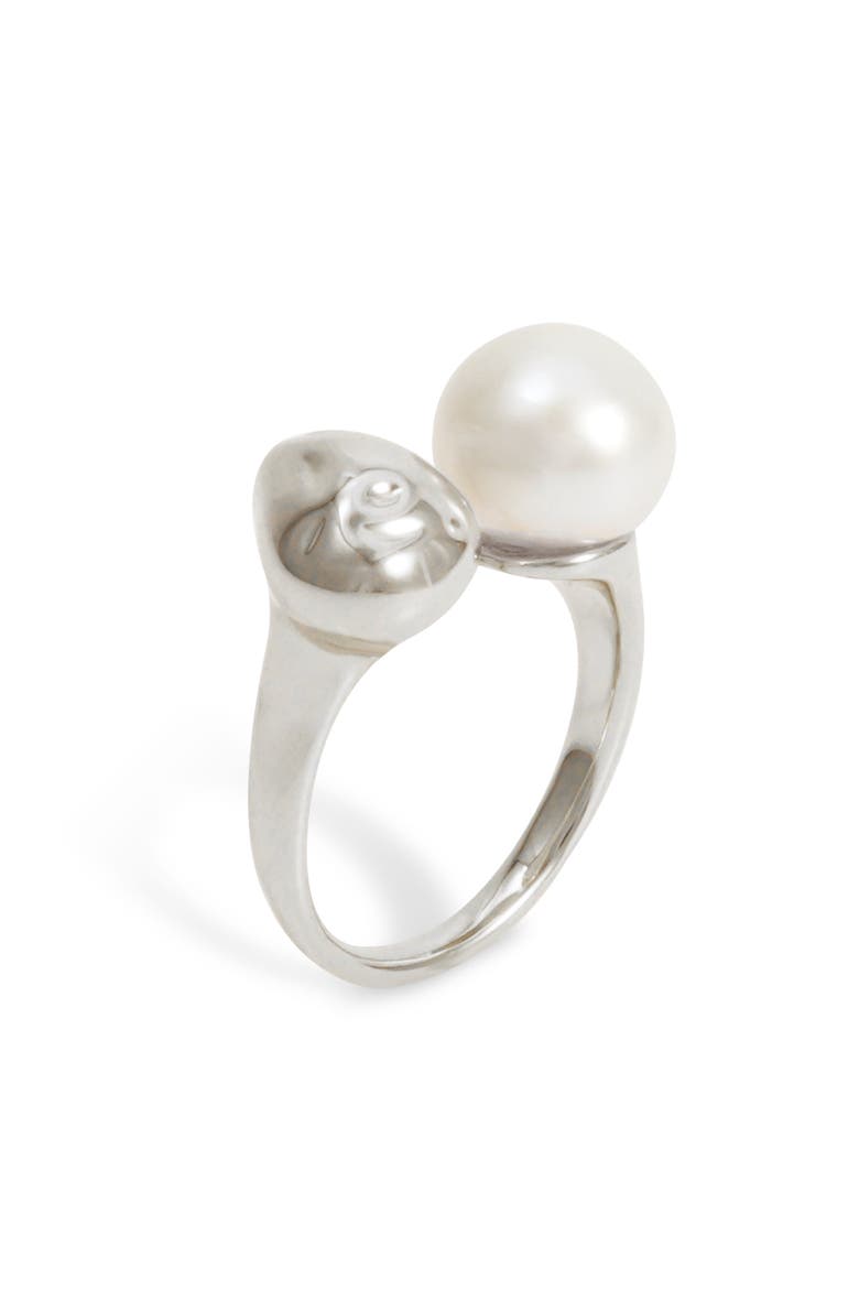 Eden Pearl Ring, Alternate, color, Silver