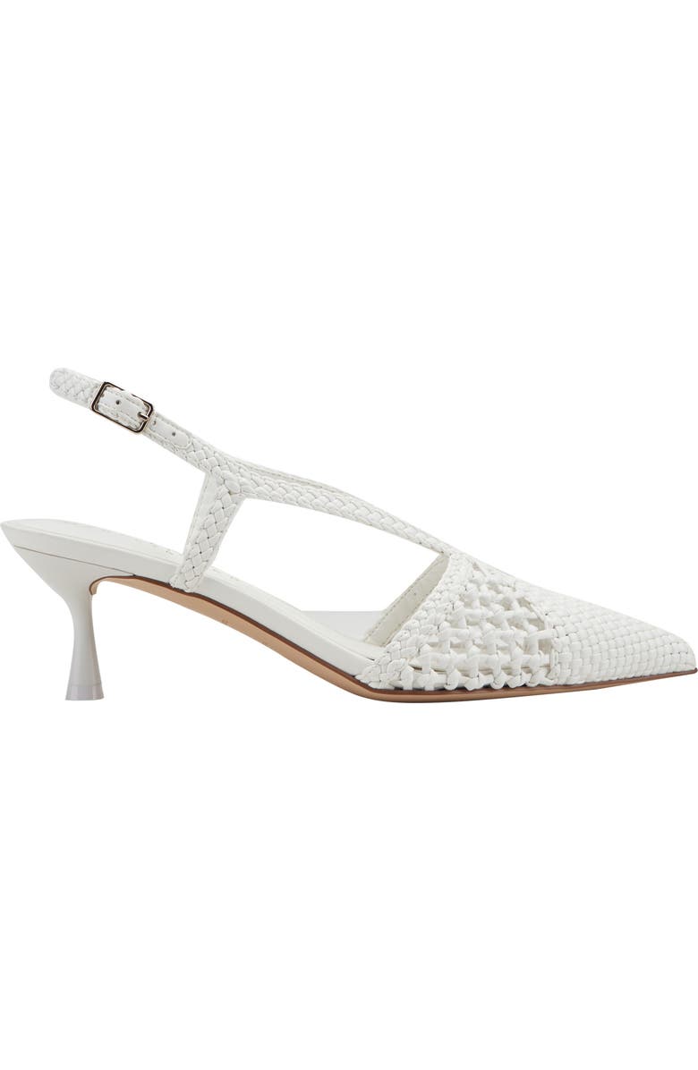 Marc Fisher LTD Reagan Slingback Pump, Alternate, color, White