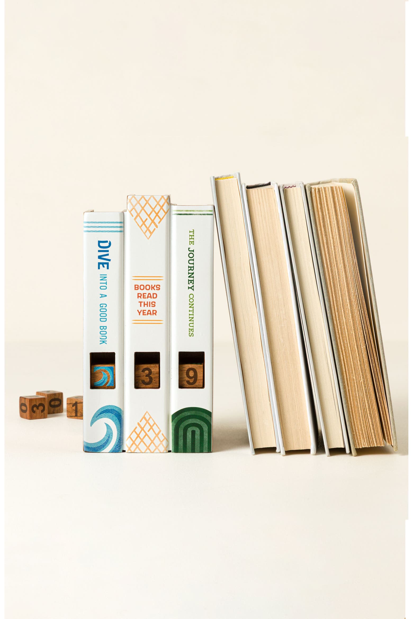 Uncommon Geodes Uncommon Goods Books Read This Year Tracker and Bookend | Nordstrom
