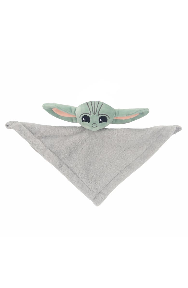 Lambs & Ivy Star Wars The Child/Baby Yoda Security Blanket/Door Pillow Gift Set, Alternate, color, Multicolor
