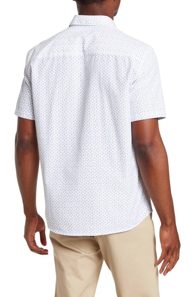 WESTZEROONE Crater Short Sleeve Woven Shirt, Alternate, color, 
