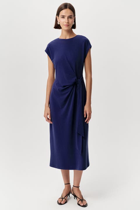 Ferguson Crew Neck Knit Midi Dress