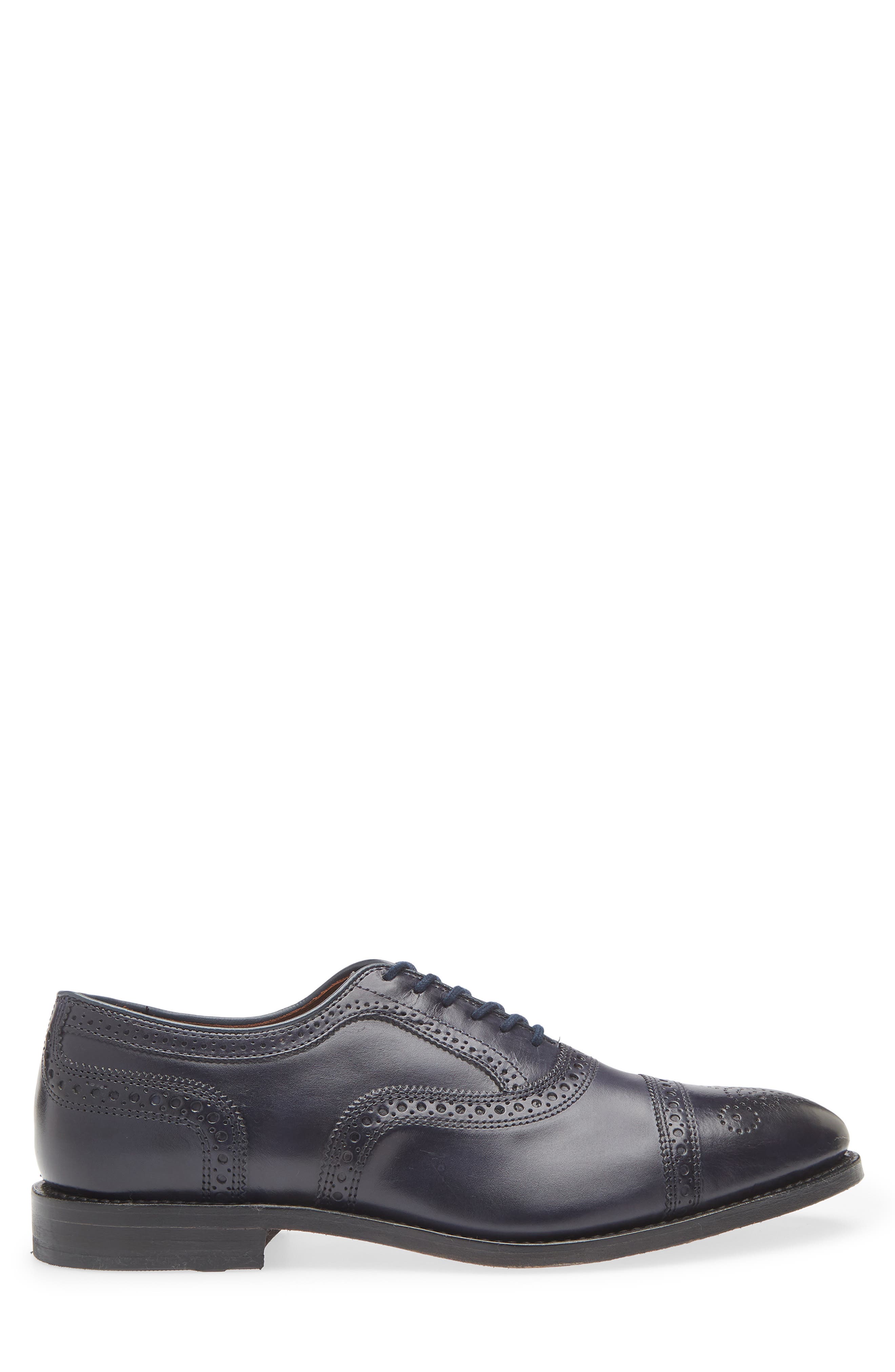 Allen Edmonds Strand Cap Toe Oxford, Alternate, color, Navy
