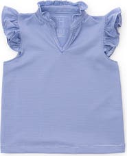 Lila and Hayes Ellie Girls' Sleeveless Ruffled Top by LH Sport