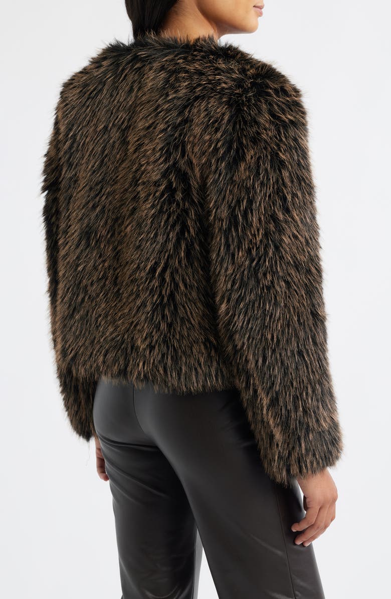Anne Klein Faux Fur Jacket, Alternate, color,