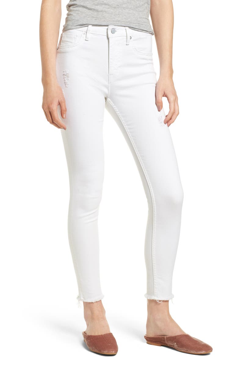 Vigoss Chelsea High Waist Crop Skinny Jeans, Main, color, 