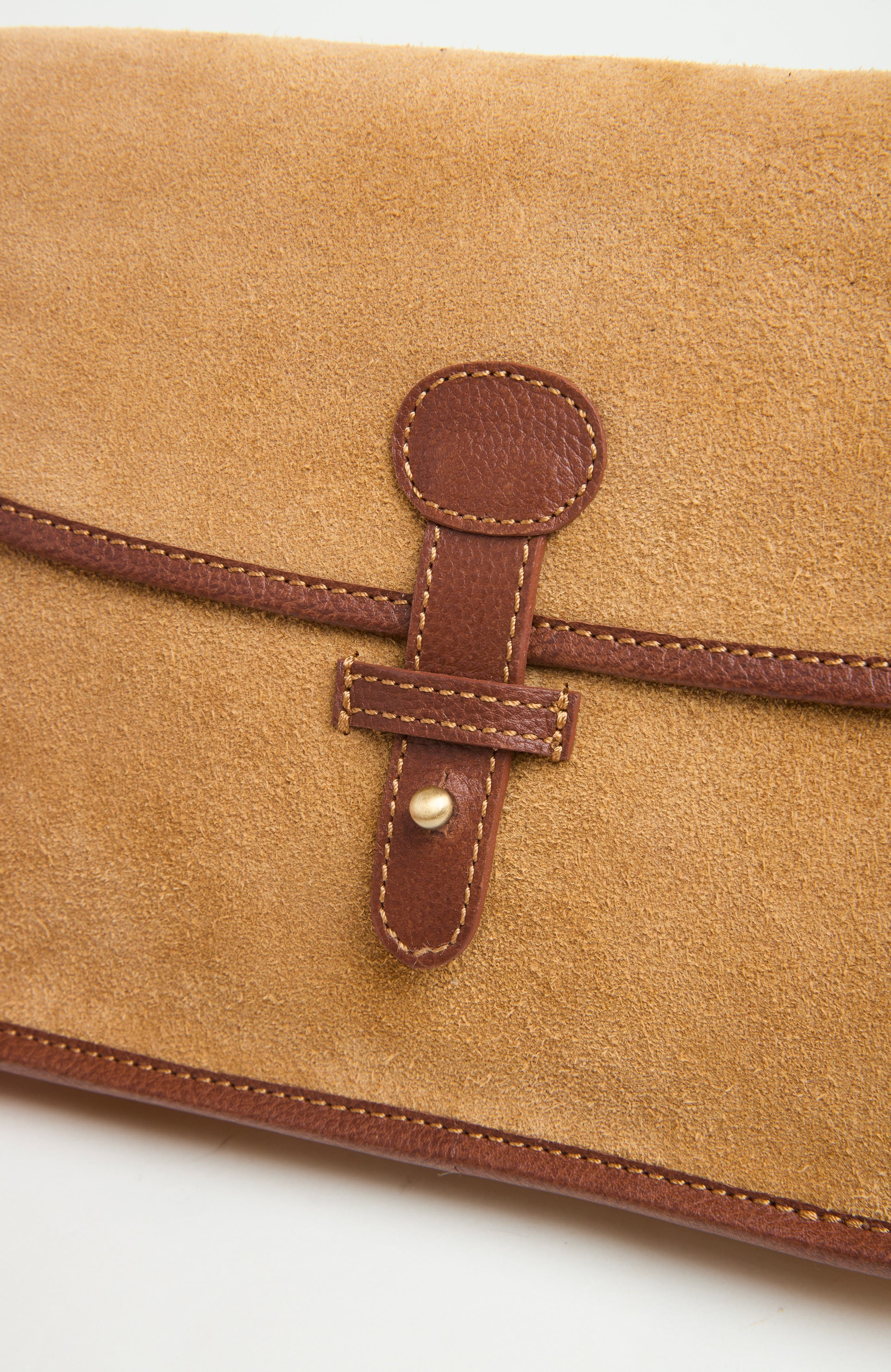 Celtic & Co. Stud Strap Cross Body Bag, Alternate, color, Sand