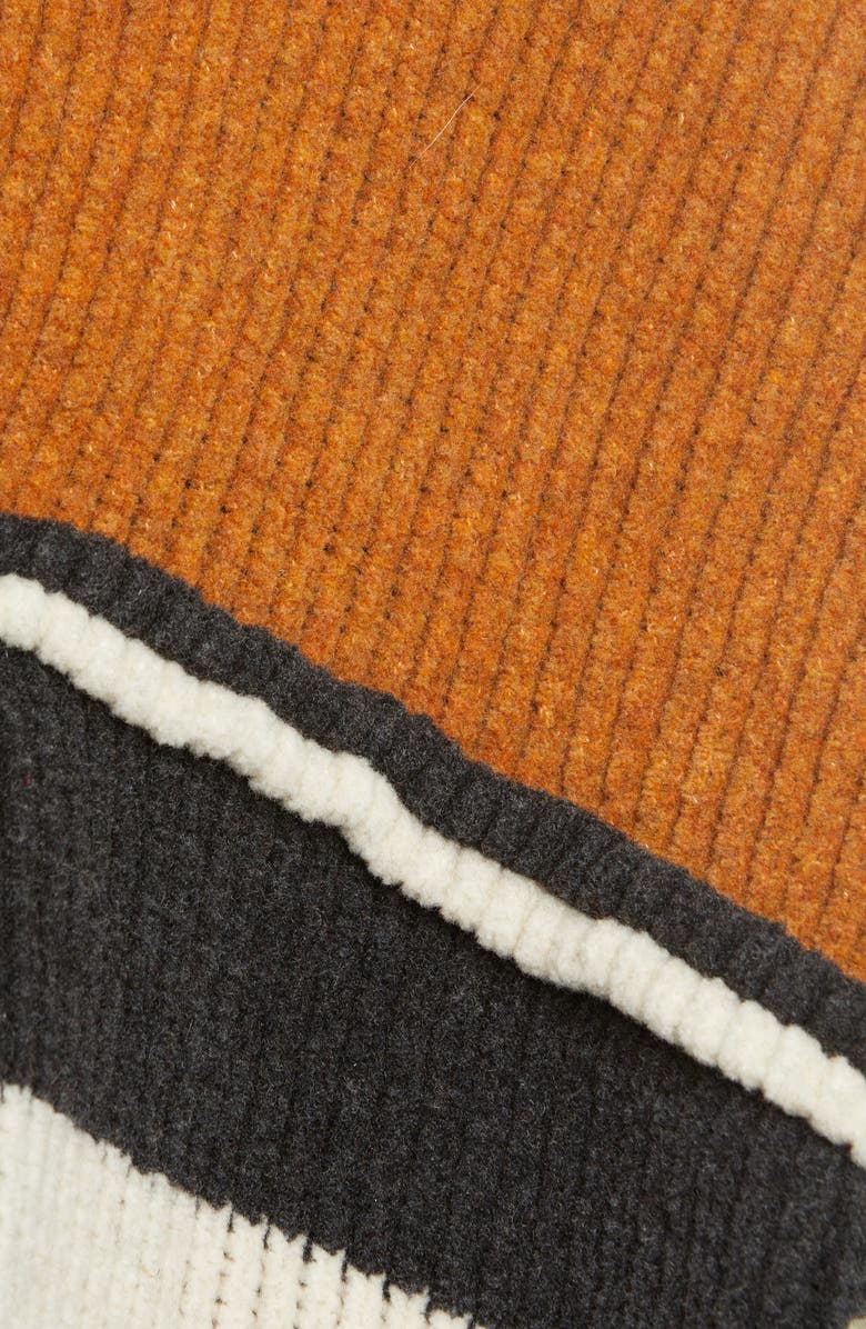 Eckhaus Latta Cutout Merino Wool Blend Sweater, Alternate, color, 