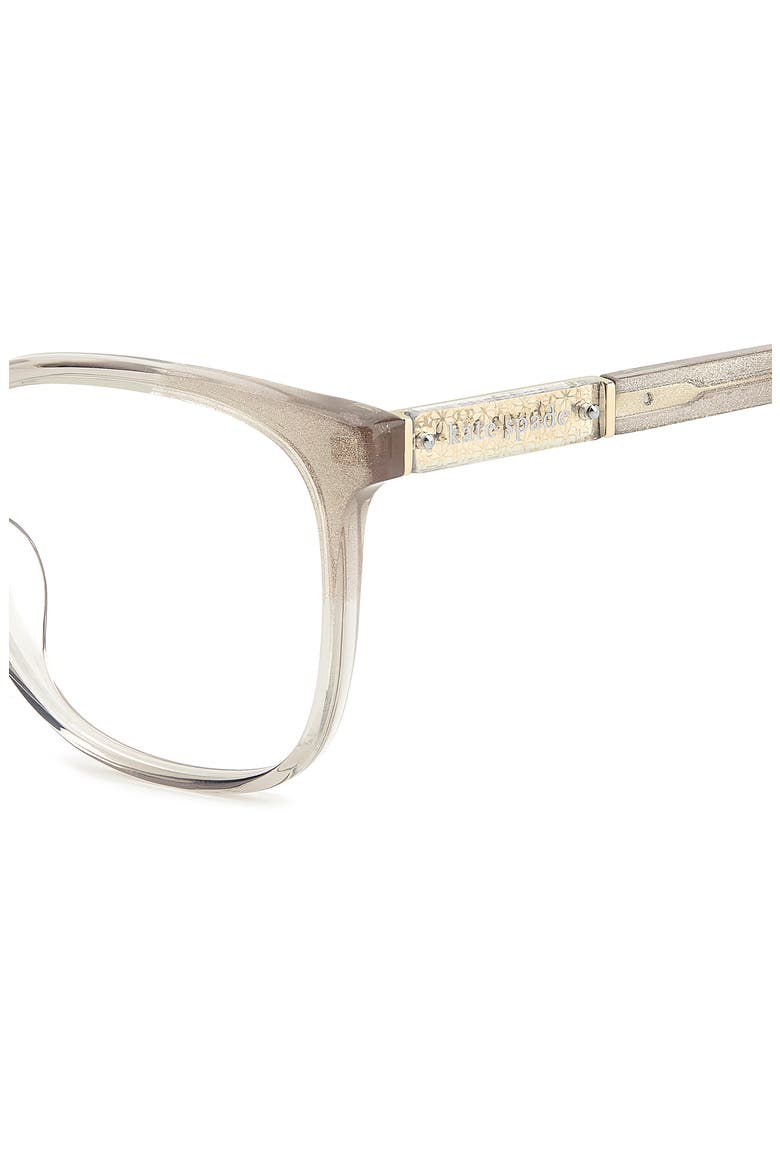 hermione 52mm square optical glasses, Alternate, color, GREY