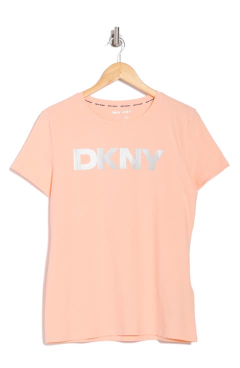 Exploded Foil Logo Stretch Cotton Graphic T-Shirt