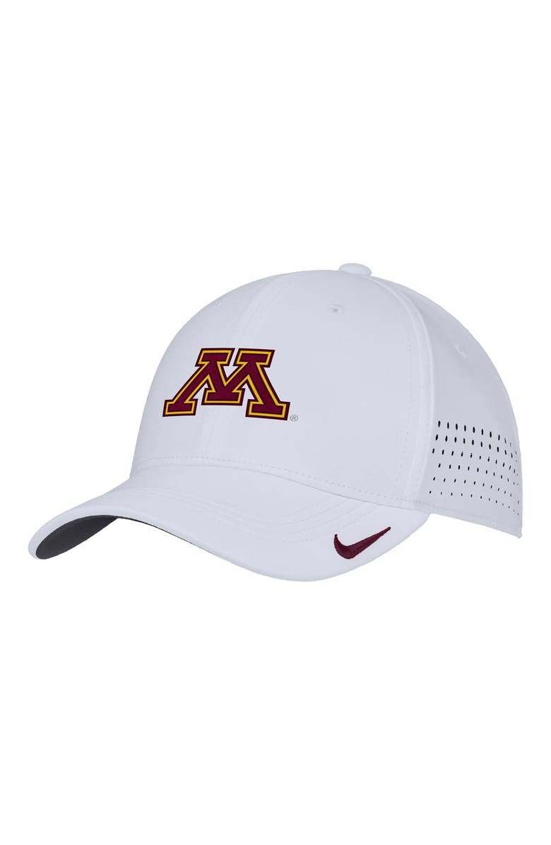 Nike Men's Nike White Minnesota Golden Gophers 2025 On-Field Performance Flex Hat, Alternate, color, White