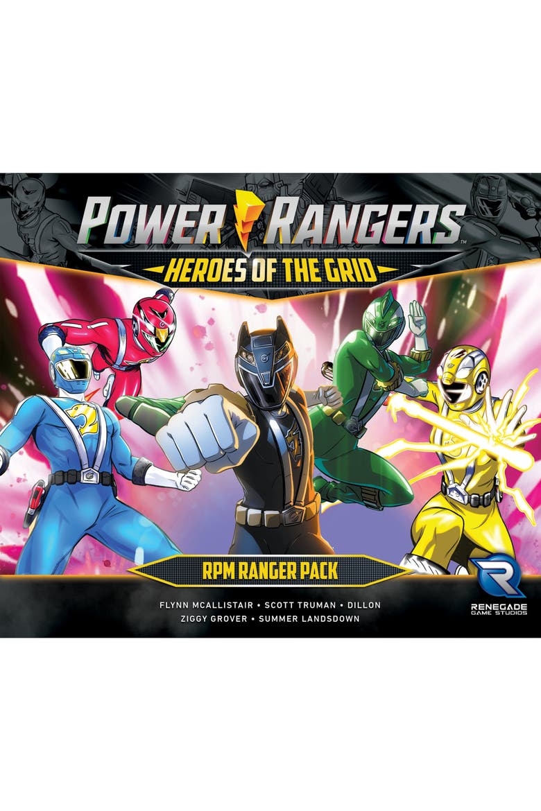 Power Rangers Heroes of the Grid RPM Ranger Pack Expansion, Alternate, color, Multicolored