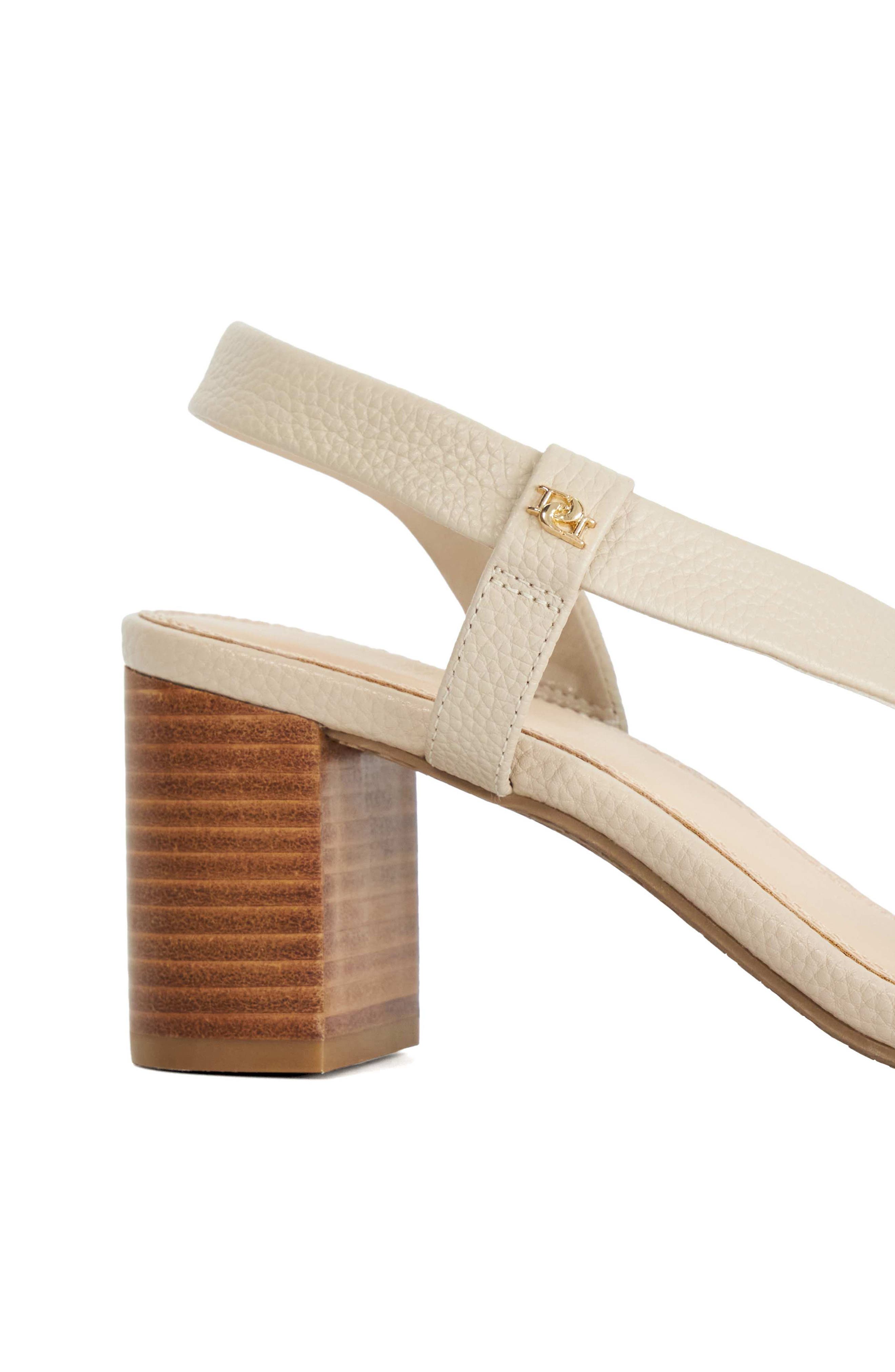 Dune London Jestered Half d'Orsay Sandal, Alternate, color, 