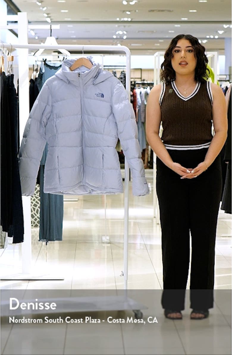 Metropolis Water Repellent 550 Fill Power Down Hooded Parka, sales video thumbnail