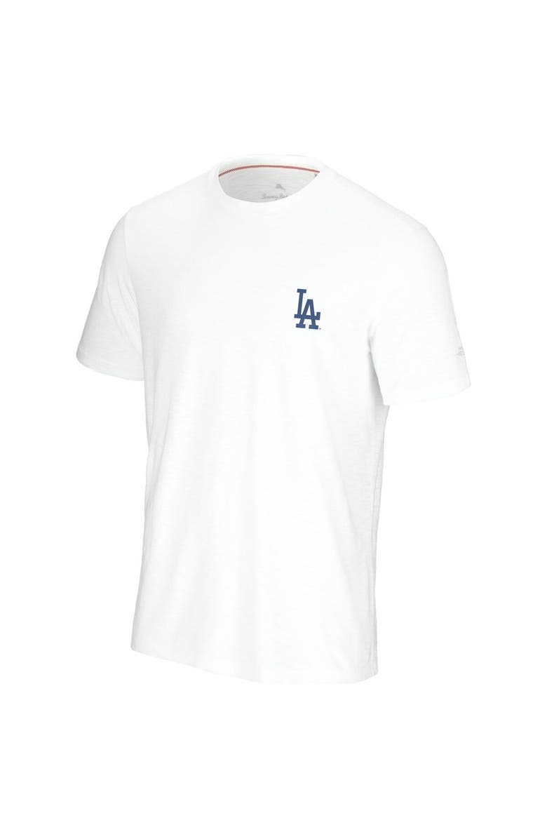 Tommy Bahama Men's Tommy Bahama White Los Angeles Dodgers Playa Ball T-Shirt, Alternate, color,