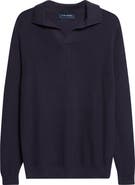 Thom Sweeney Skipper Long Sleeve Cotton Polo