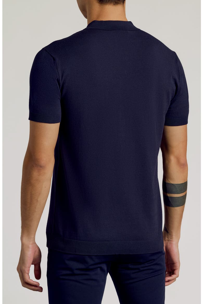 Sweater Polo, Alternate, color, NAVY