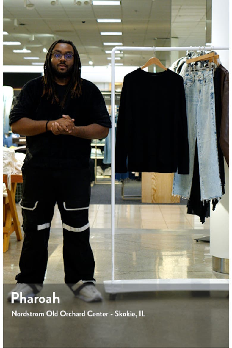 Ines Cashmere & Wool Crewneck Sweater video