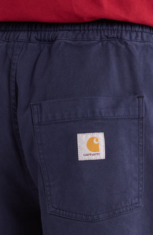 Carhartt Work In Progress Floyde Relaxed Fit Twill Shorts In Blue