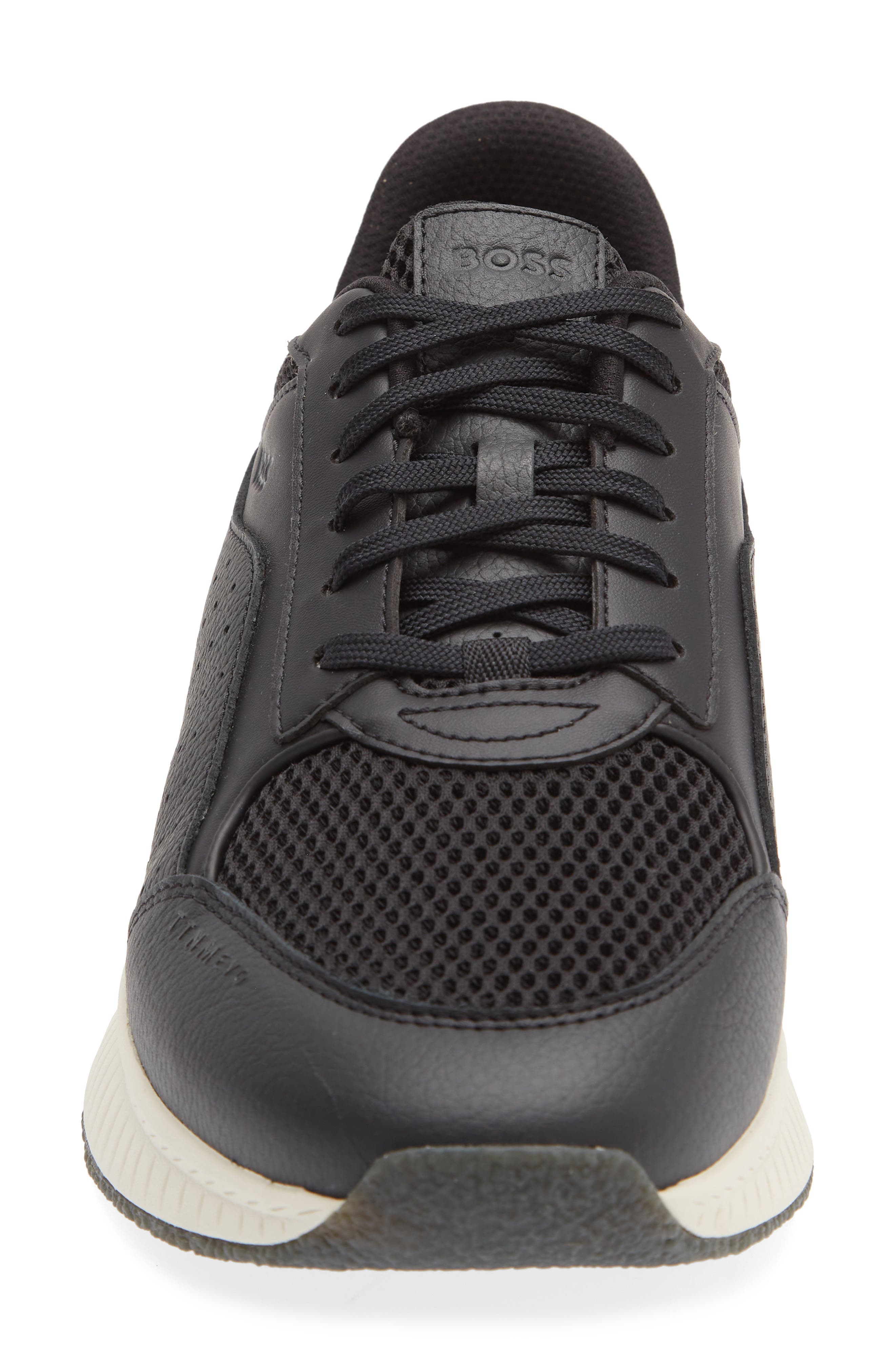 Titanium Evo Sneaker, Alternate, color, BLACK