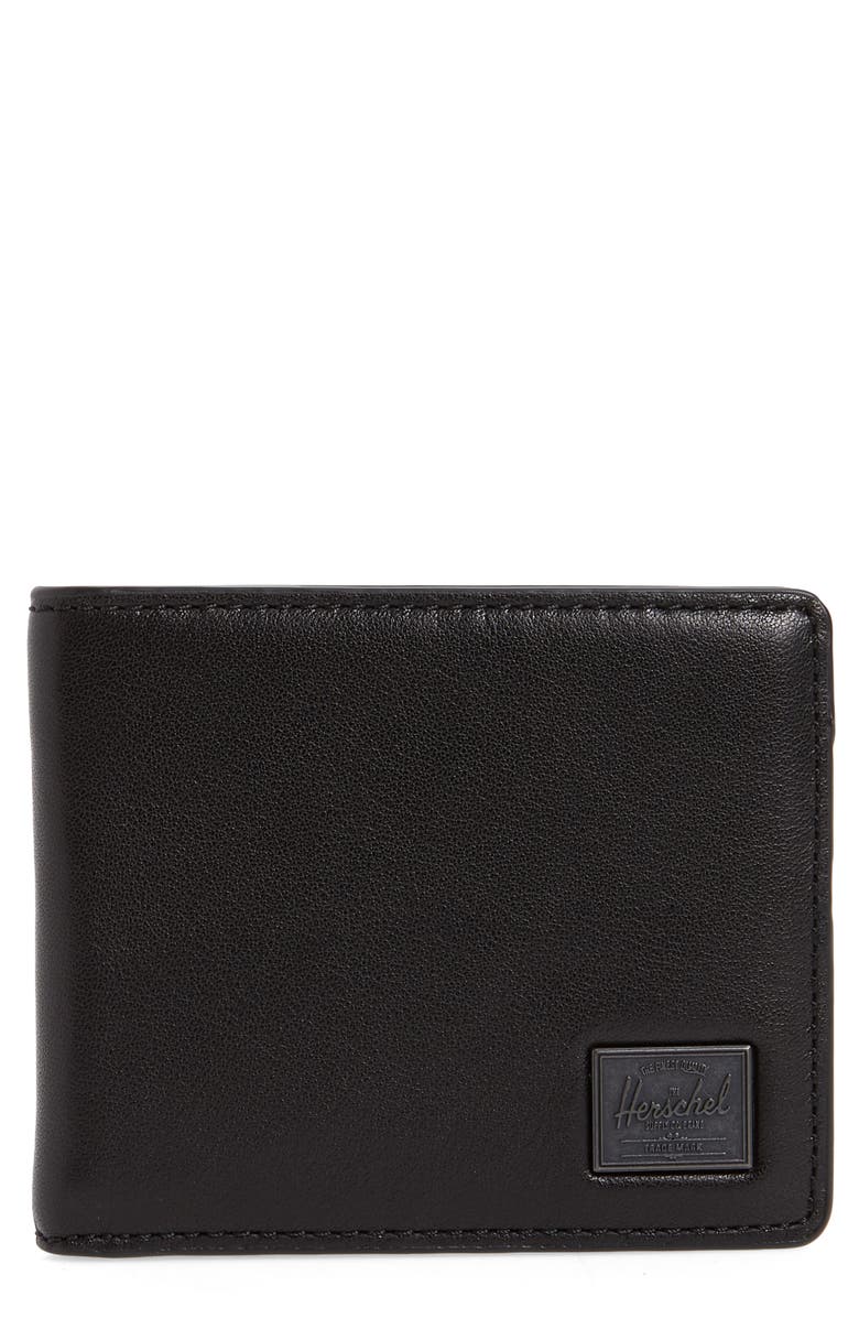Herschel Supply Co. Herschel Supply Co Hank RFID Leather Wallet, Main, color, 