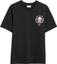 Casablanca Casa Way Mountain Organic Cotton Graphic T-Shirt