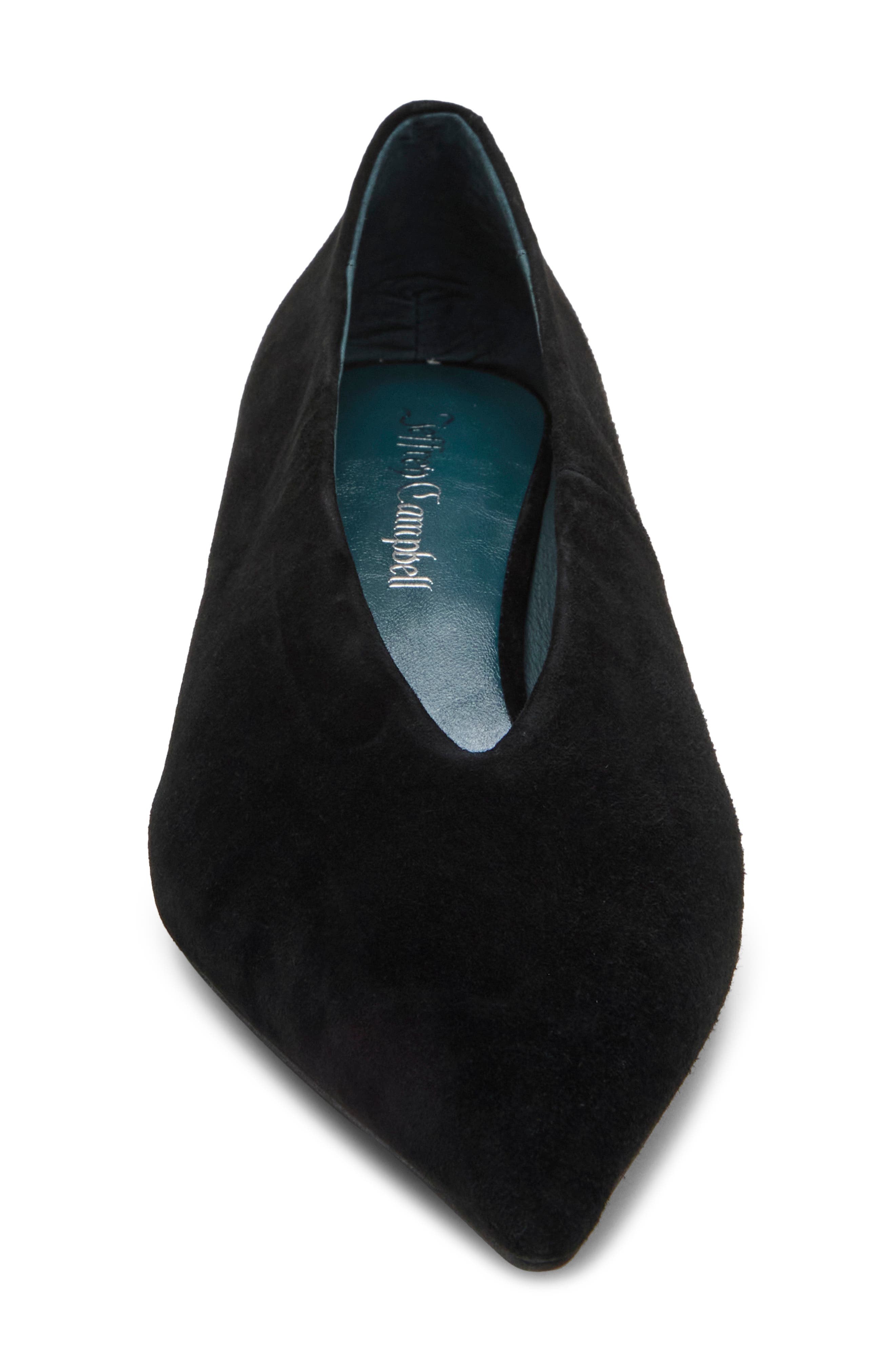 Ida-Mae Pointed Toe Pump, Alternate, color, BLACK SUEDE