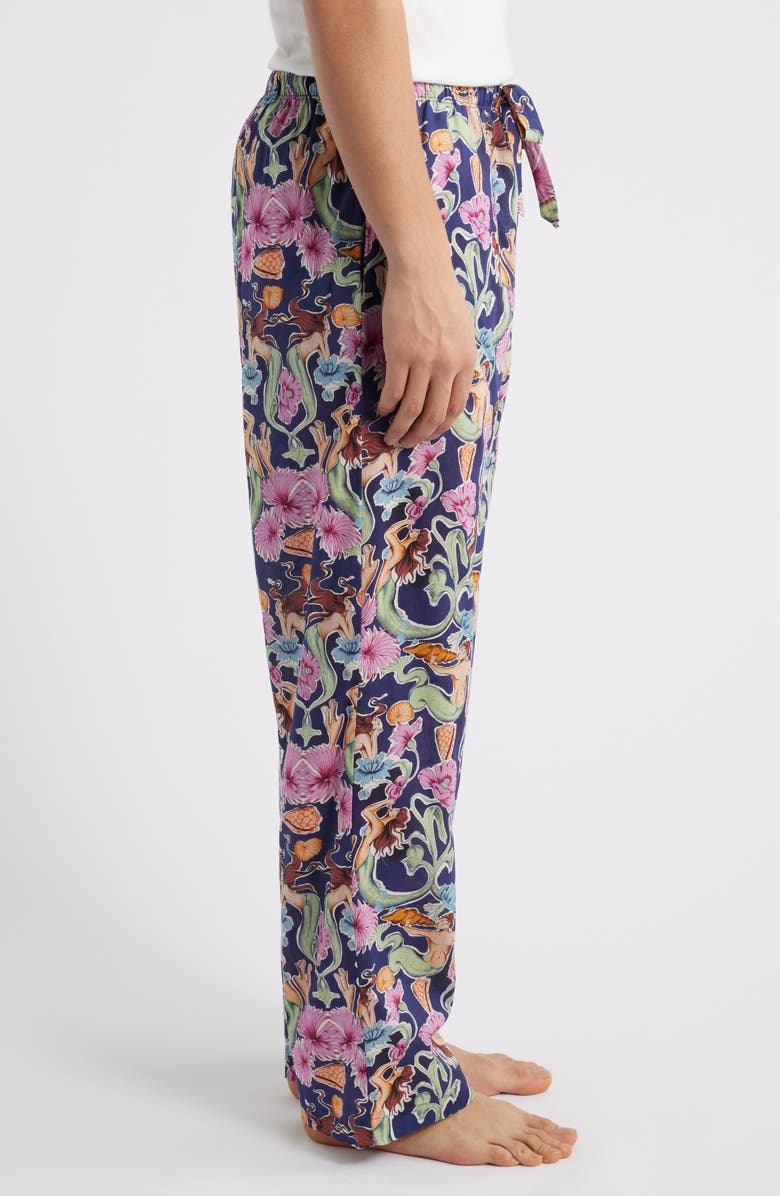 The Lazy Poet Drew Calypso Pajama Pants, Alternate, color, Blue