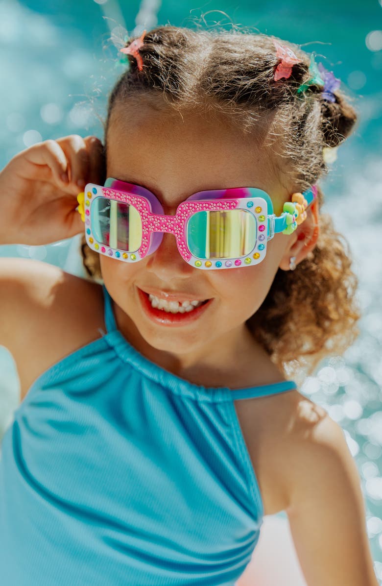 Bling2o Kids' Poppy Swim Goggles, Alternate, color, Bright Pink