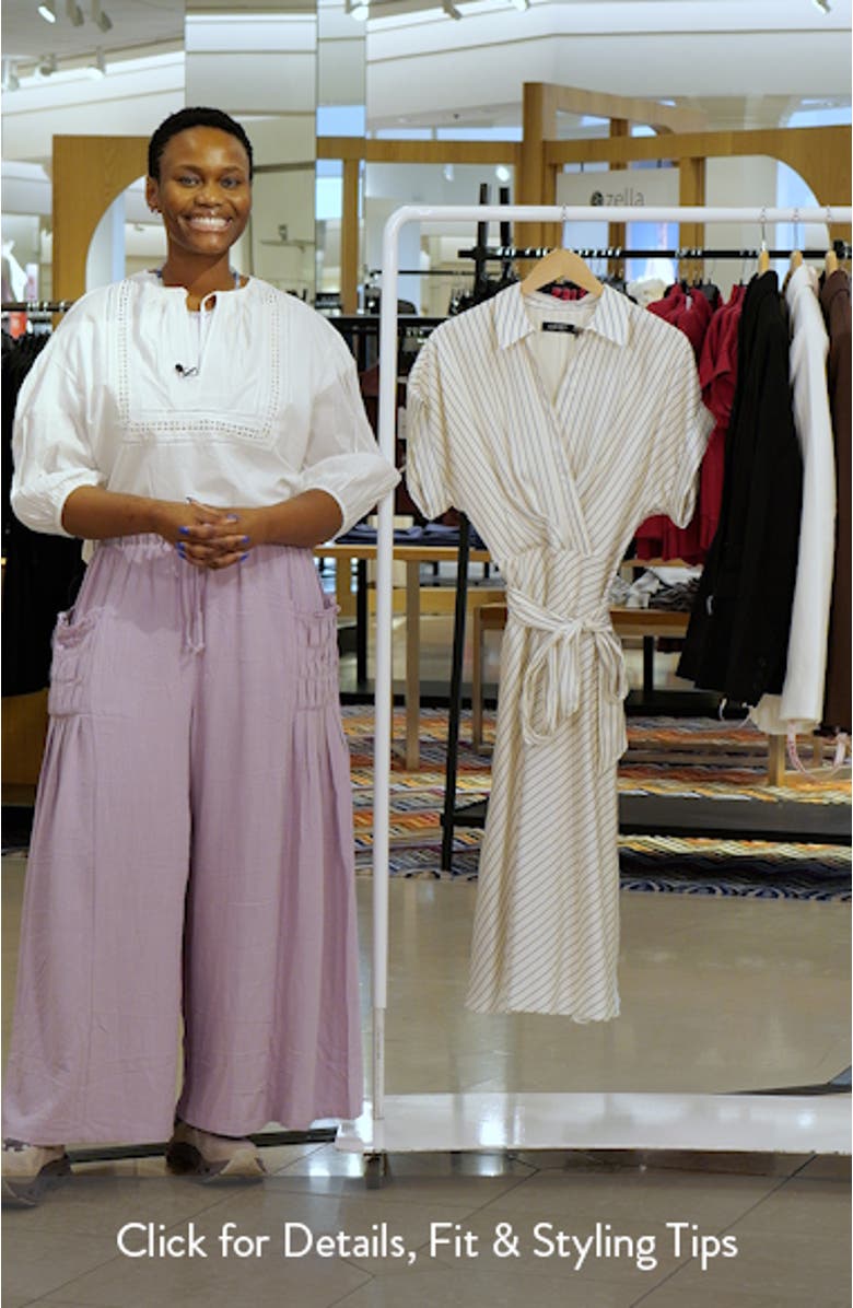 Stripe Twill Dress, sales video thumbnail