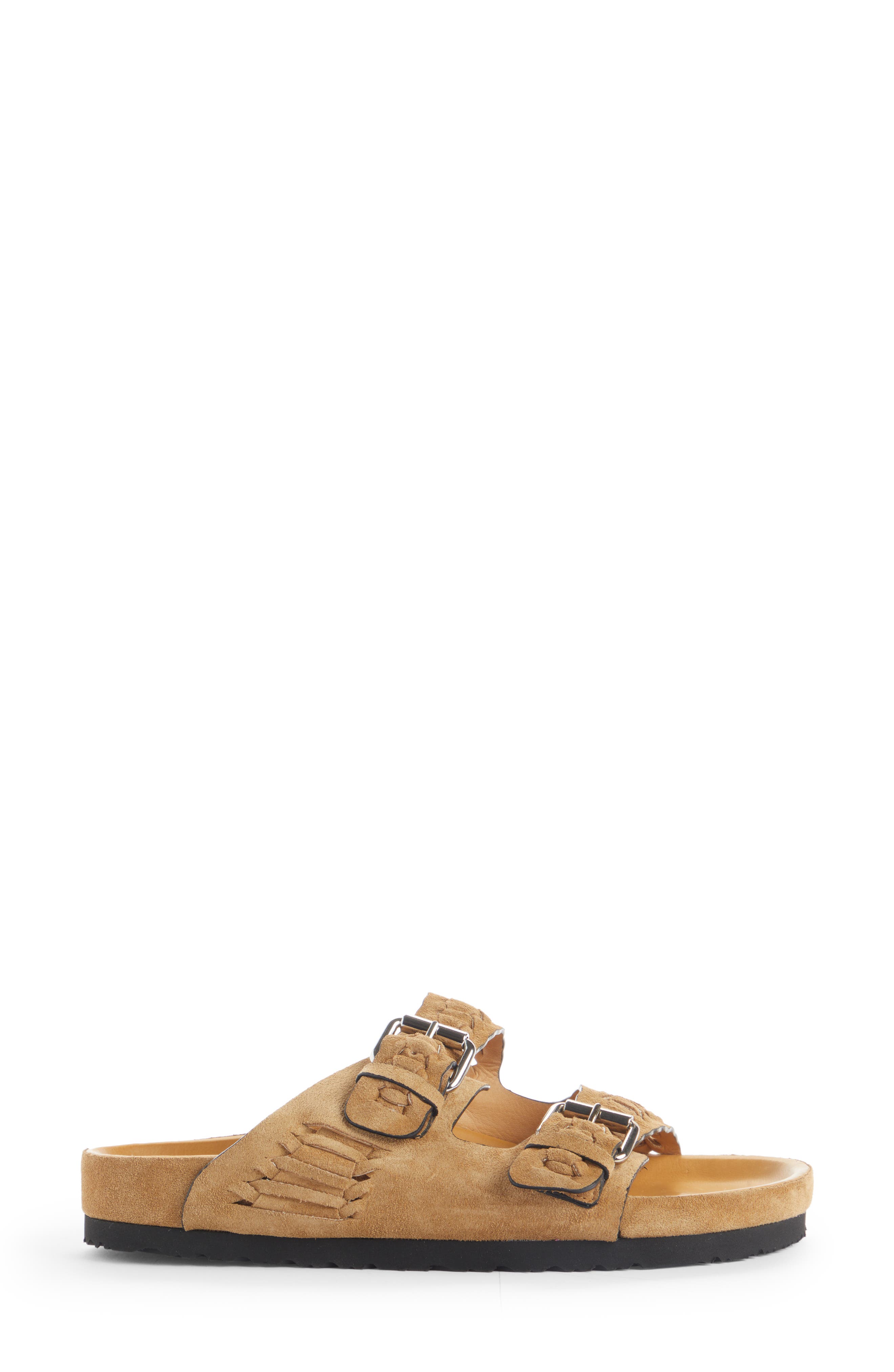Isabel Marant Lennyo Suede Slide Sandal, Alternate, color, 