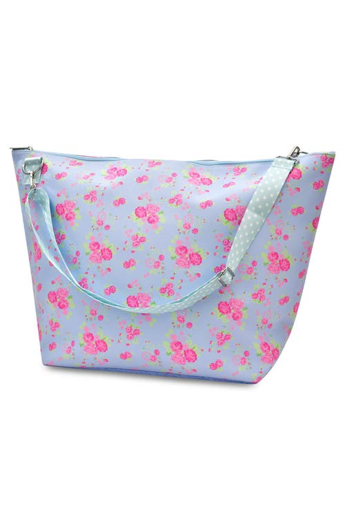 Iscream Kids' Ditsy Floral Weekend Tote Bag In Blue Multi