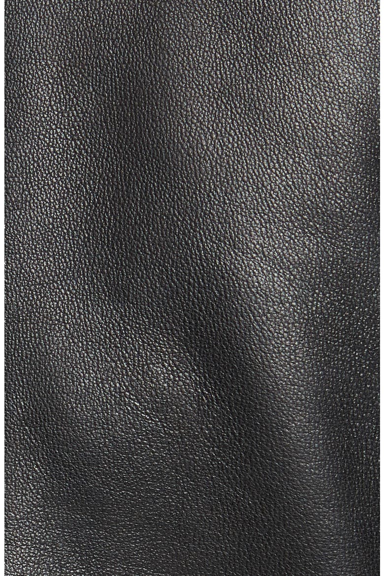 Mack Lambskin Leather Jacket, Alternate, color, BLK