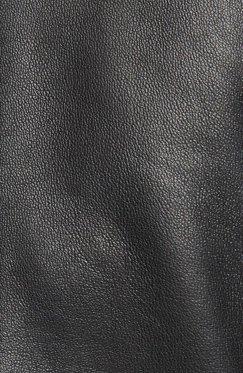 Rag & Bone Black Mack Leather Moto Jacket In Black