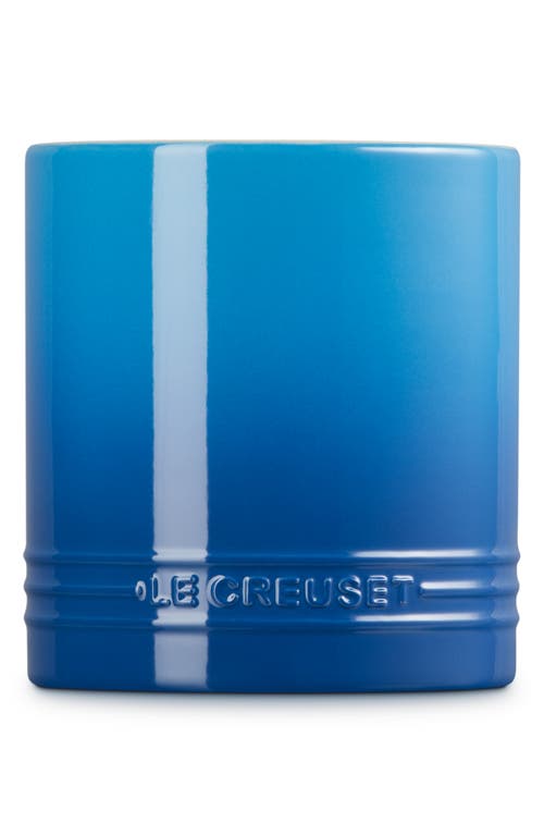 Le Creuset Signature Stoneware Utensil Crock In Blue