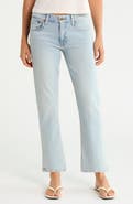 Re/Done Blondie Mid Rise Ankle Straight Leg Jeans