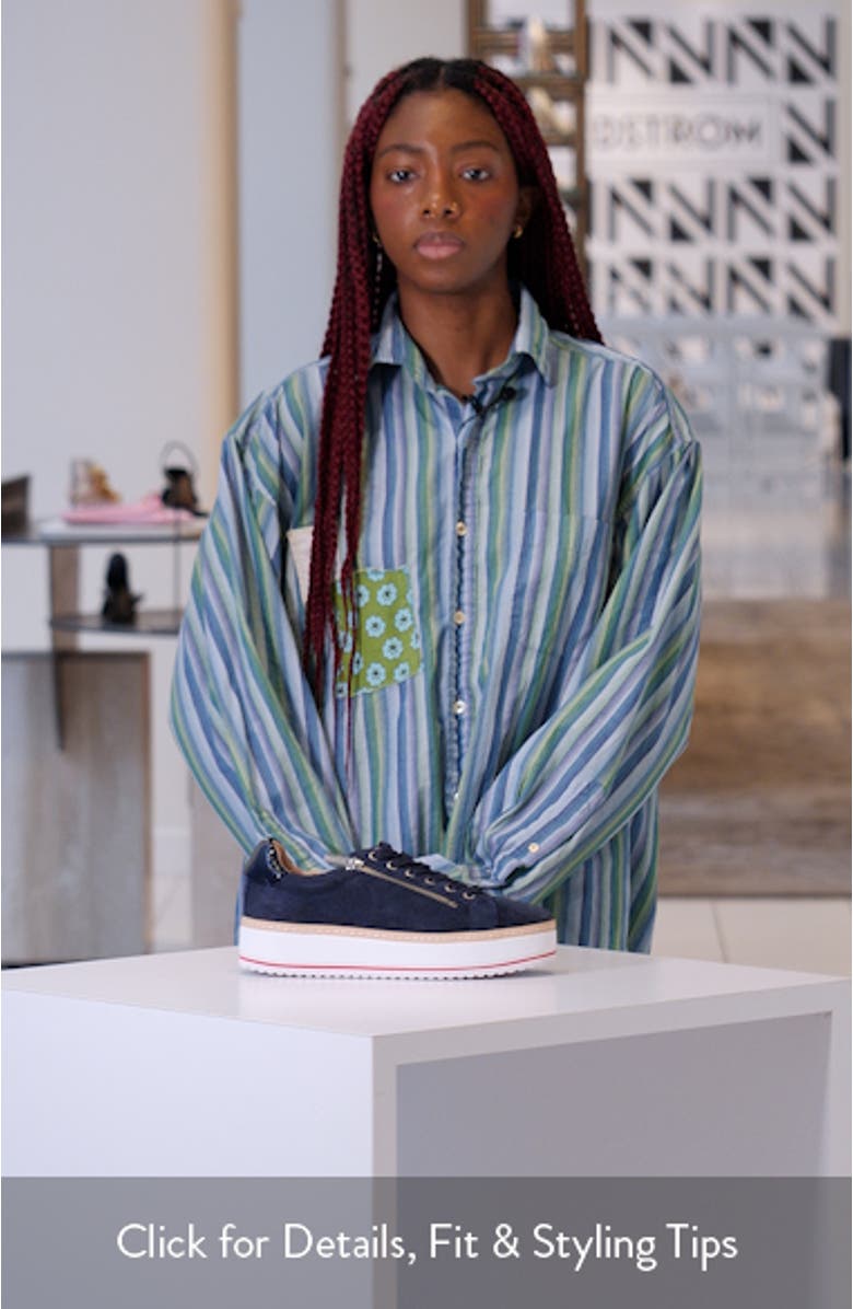 Side Zip Platform Sneaker, sales video thumbnail