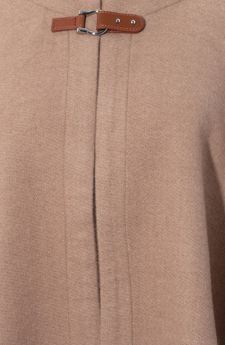 Lauren Ralph Lauren Equestrian Belting Ruana, Alternate, color, Taupe