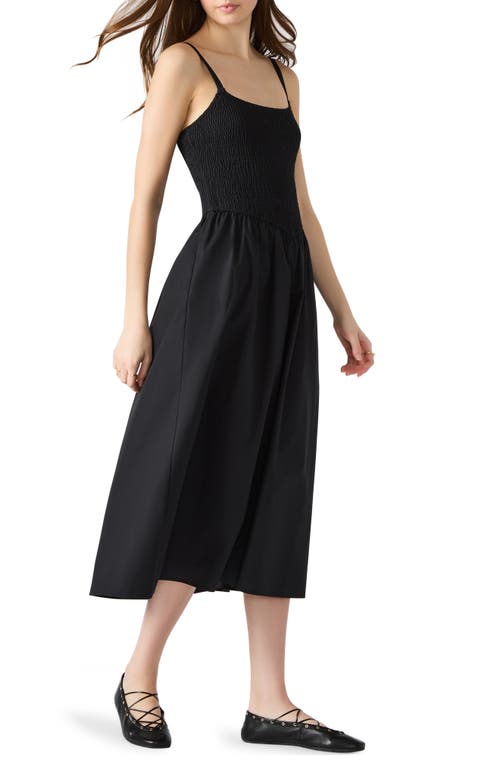 STEVE MADDEN STEVE MADDEN CODIE SMOCKED BODICE SUNDRESS