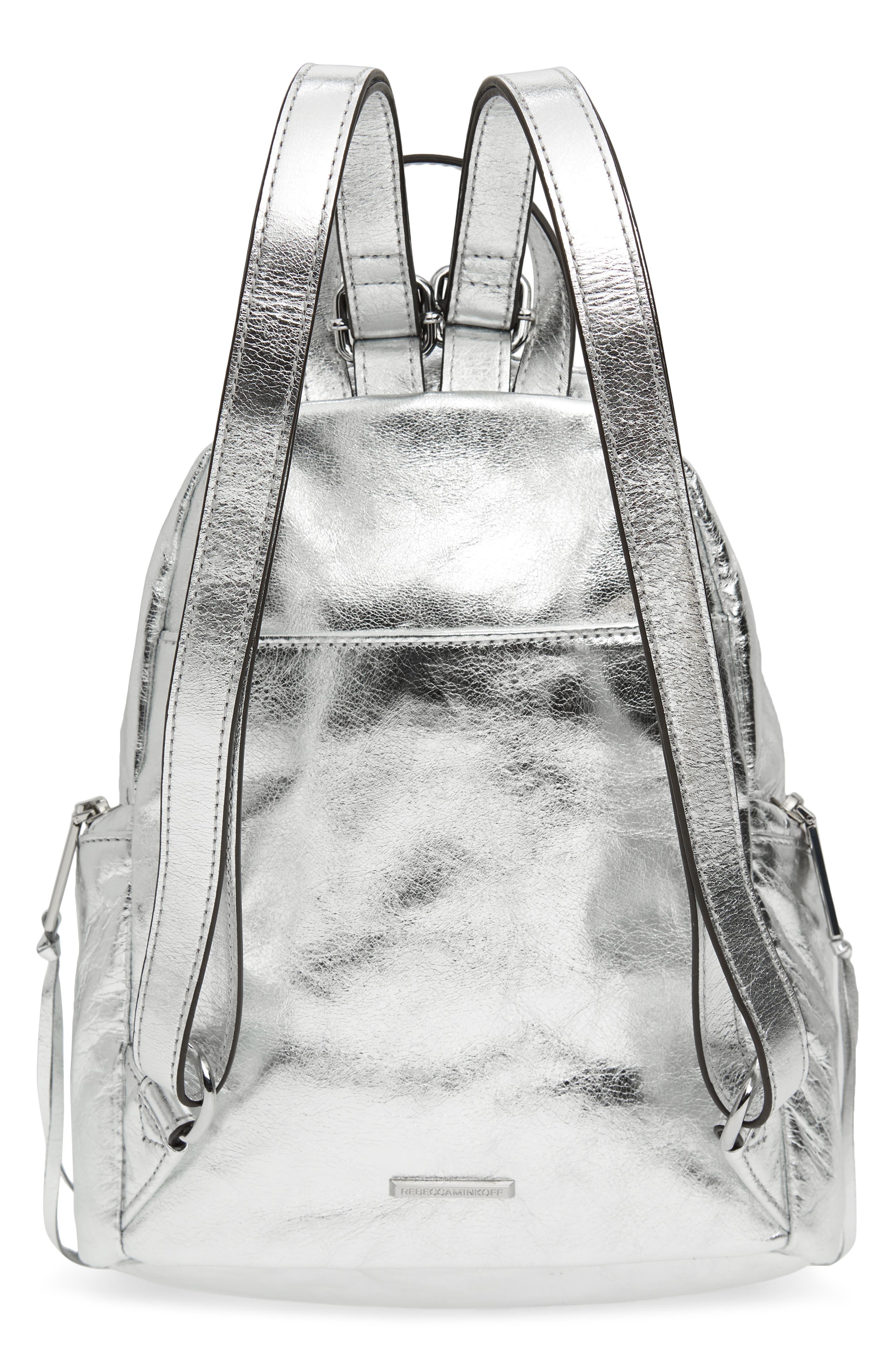 Rebecca Minkoff Medium Julian Leather Backpack, Alternate, color, 
