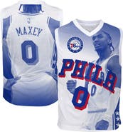 Outerstuff Youth Outerstuff Tyrese Maxey Royal Philadelphia 76ers Hometown Fashion Jersey